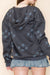 Y2K Star Print Front Zip-Up Hoodie Sweat Jacket