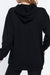 French Terry Oversized Hoodie Tunic Top