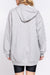 French Terry Oversized Hoodie Tunic Top