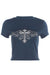 Y2K Grunge Cross Graphic Printed Short Sleeve T-Shirt