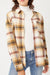 Classic Flannel Plaid Button-Front Shirt