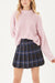 Y2K Preppy Downtown Girl Plaid Pleated Mini Skirt - Navy