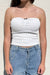 Y2K Cable-Textured Tube Top with Bow Detail