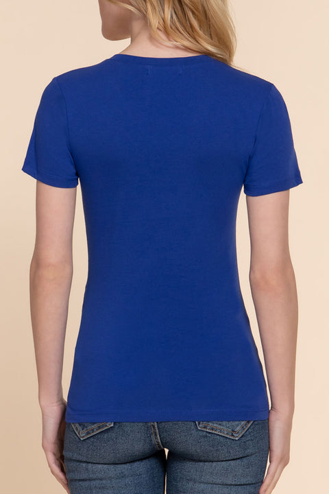 Basic Short Sleeve V-Neck T-Shirt