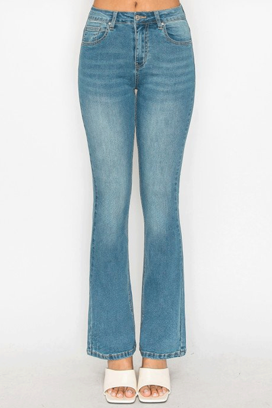 Hyperbees Shop WAXJEAN Vintage Wash Bootcut Jean with Great Stretch– HyperBees