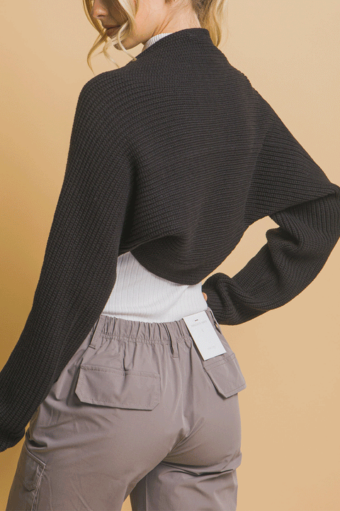 Fall Essential Knitted Sweater Bolero