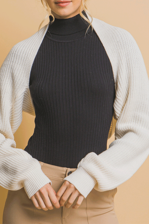 Fall Essential Knitted Sweater Bolero