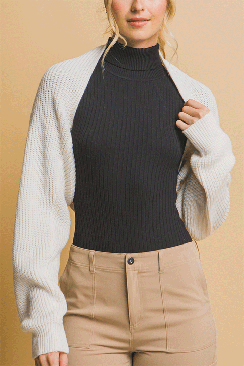 Fall Essential Knitted Sweater Bolero