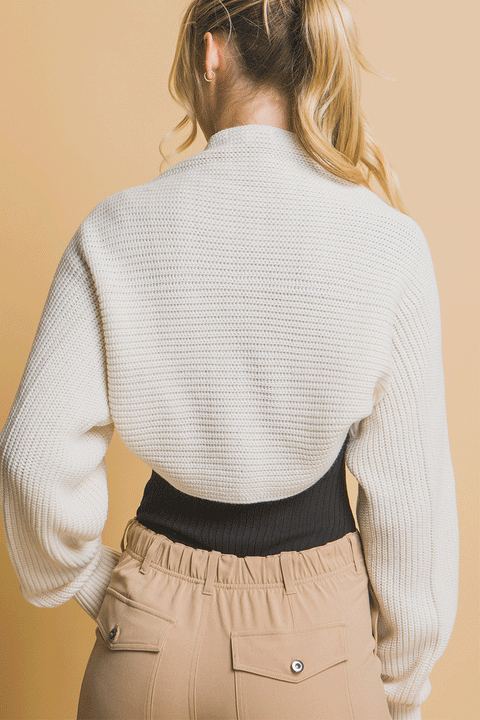 Fall Essential Knitted Sweater Bolero