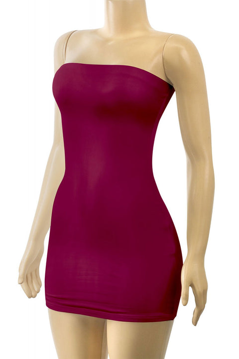 Tresser™ Strapless Tube Bodycon Mini Dress