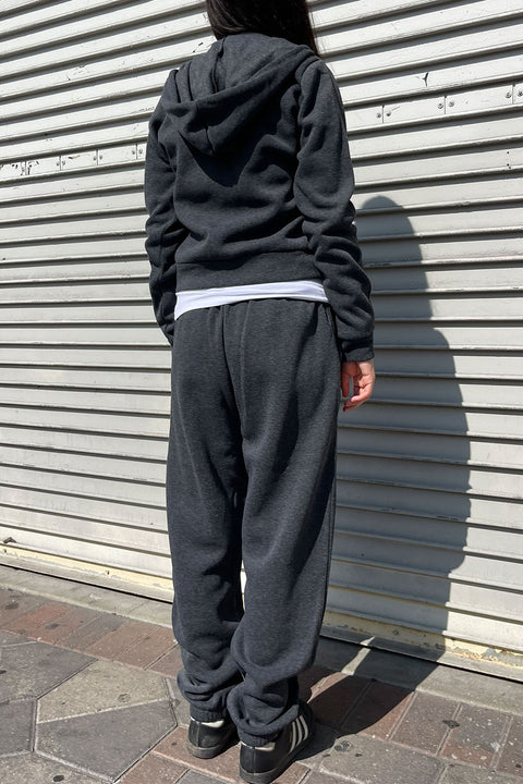Basic Fleece Jogger Pants With Side Pockets