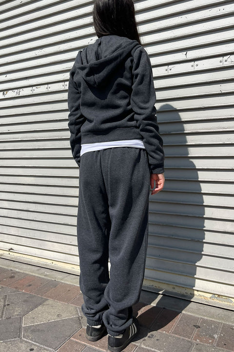 Basic Fleece Jogger Pants With Side Pockets