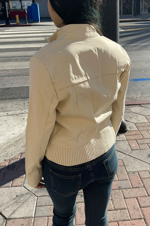 2000s Retro Style Khaki Jacket