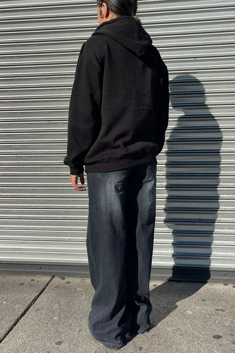 Oversized Fleece Front Zip-Up Hoodie Sweatshirts Jacket with Super Soft Hand