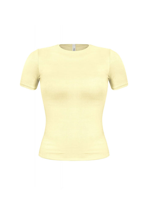 Tresser™ Short Sleeve Round Neck Basic Top (Double-Layer)