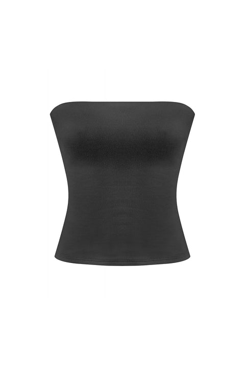 Tresser™ Strapless Tube Basic Crop Buttery Top (Double-Layer)