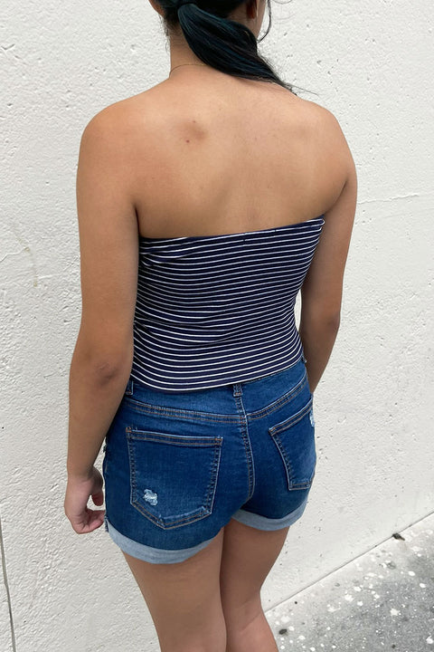 Basic Striped Tube Top