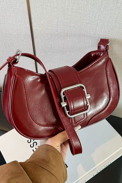 2000s Crescent Shoulder Baguette Bag