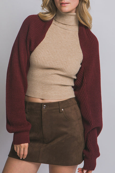 Fall Essential Knitted Sweater Bolero