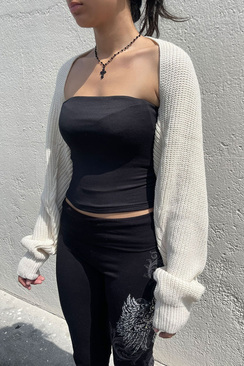 Fall Essential Knitted Sweater Bolero– HyperBees