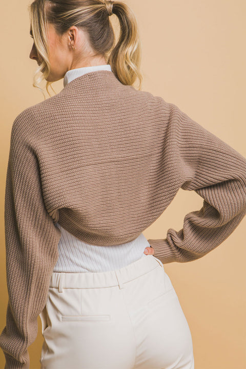 Fall Essential Knitted Sweater Bolero