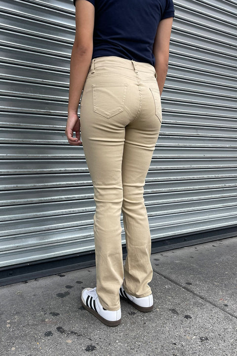Essential Bootcut Cotton/Spandex Twill Uniform Pants