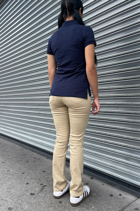 Essential Bootcut Cotton/Spandex Twill Uniform Pants