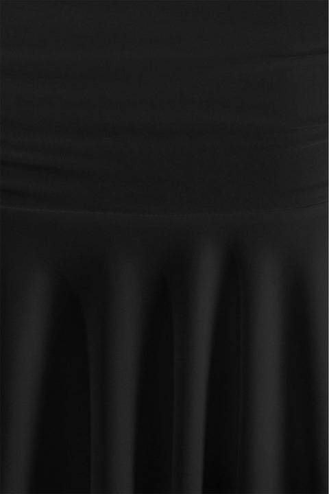 Tresser™ Halter Ruched Pleated Mini Dress