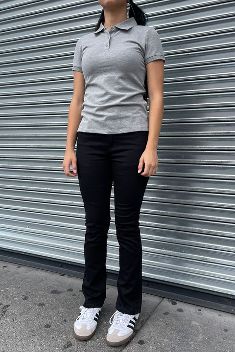 Essential Bootcut Cotton/Spandex Twill Uniform Pants