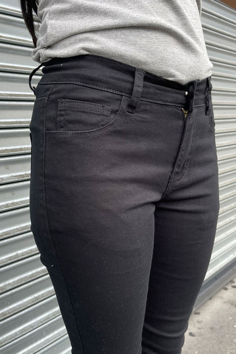 Essential Bootcut Cotton/Spandex Twill Uniform Pants