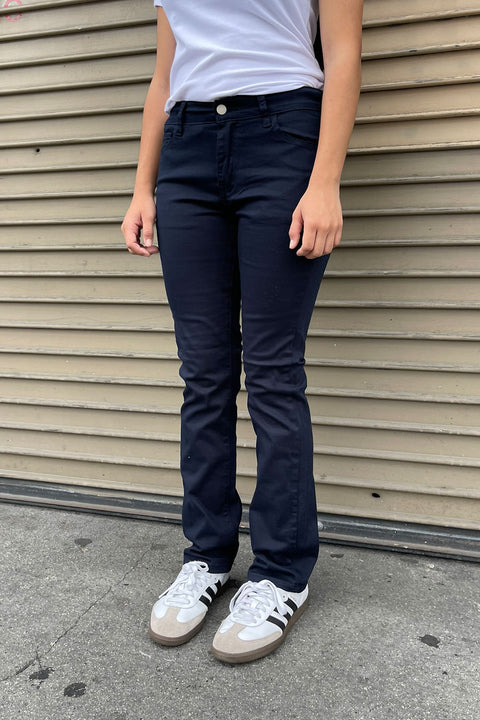 Essential Bootcut Cotton/Spandex Twill Uniform Pants