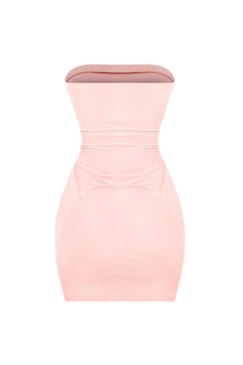 Tresser™ Strapless Tube Side Slit Mini Dress