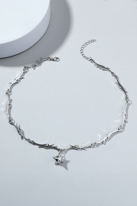 Y2K Gothic/Punk Thorns Pendant Necklace