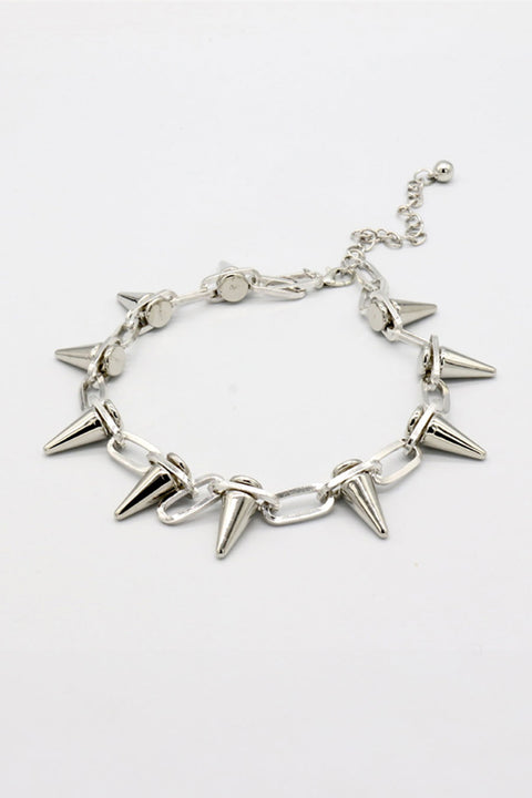 Y2K Gothic/Punk Metal Spiked Choker Necklace