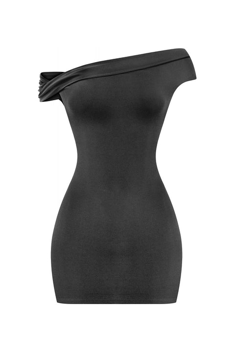 Tresser™ Twisted Off Shoulder Bodycon Mini Dress
