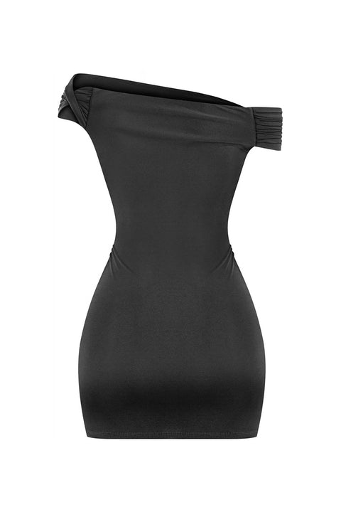 Tresser™ Twisted Off Shoulder Bodycon Mini Dress