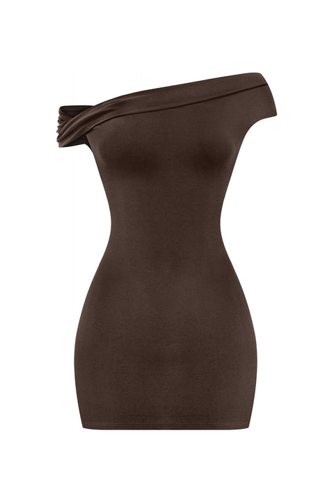 Tresser™ Twisted Off Shoulder Bodycon Mini Dress