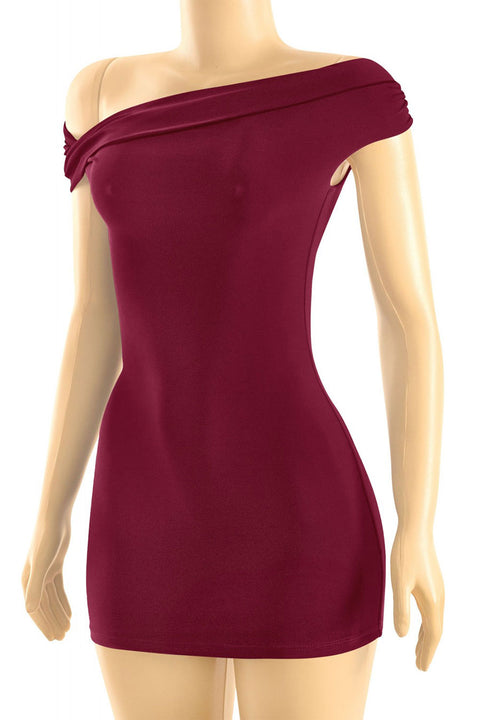 Tresser™ Twisted Off Shoulder Bodycon Mini Dress