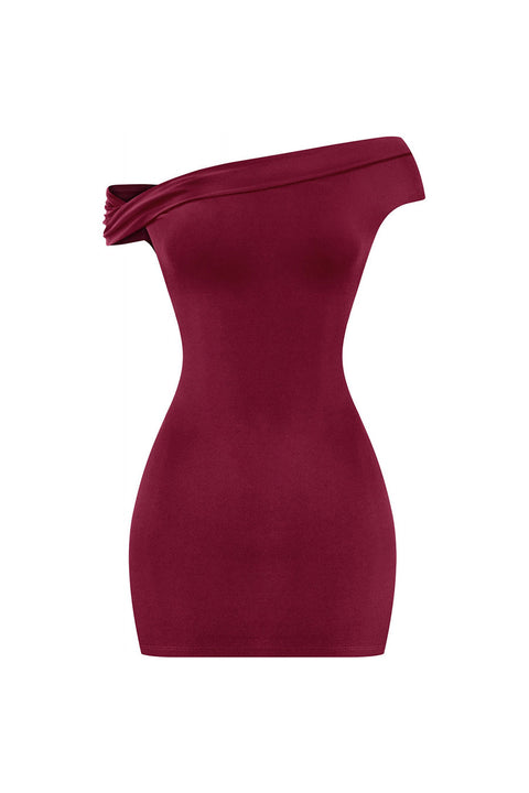 Tresser™ Twisted Off Shoulder Bodycon Mini Dress