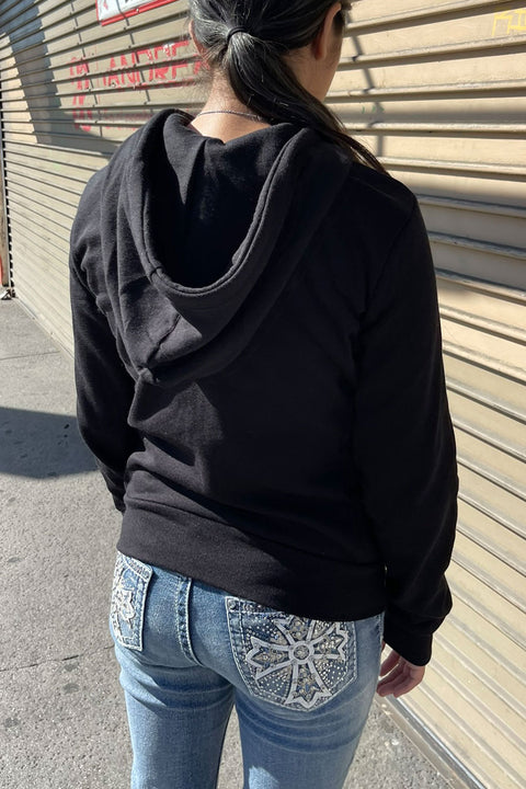 California Bird Fleece Zip-Up Hoodie Jacket