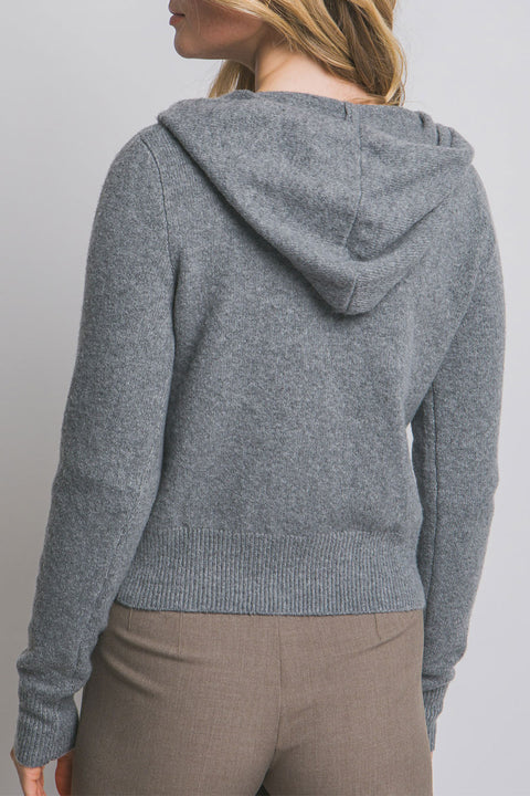 Full-Zip Super Soft Sweater Hoodie Jacket