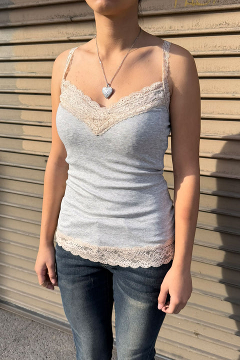 2000s Double Lace Cami Top