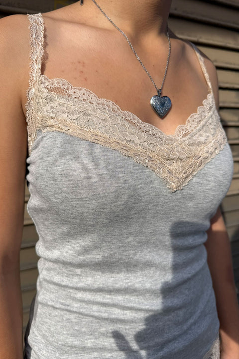 2000s Double Lace Cami Top