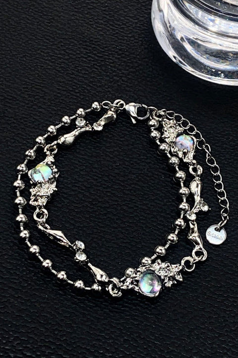 Soft Gothic Steel Chain Moonlight Stone Bracelets