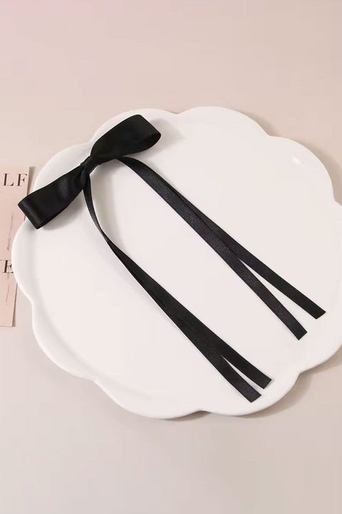 Coquette Ribbon Bow Side Clip Bow Hair Clip