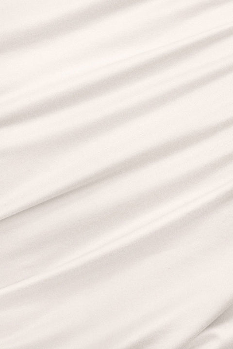 Tresser™ Long Sleeve Square Neck Bow-Tie Bell Sleeve Ruffled Mini Dress