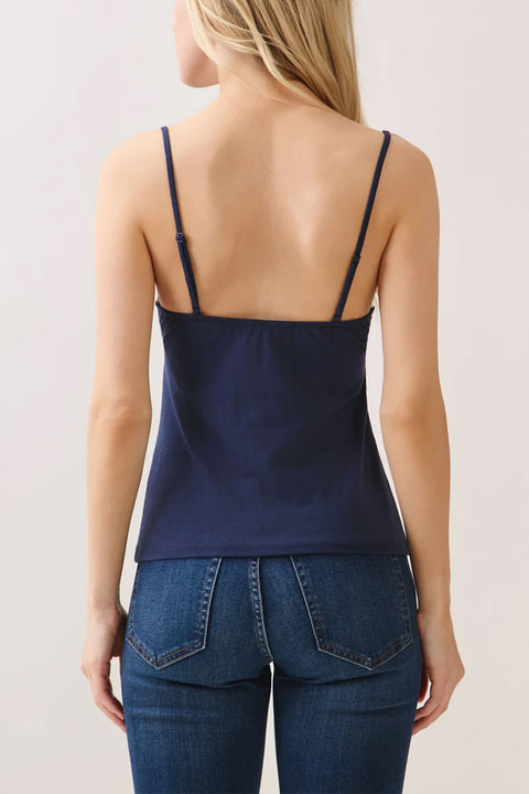 2000s Babydoll Lace Trimmed Cami Top With Baby Buttons