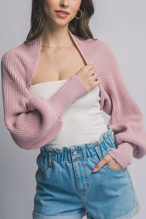 Chunky Sweater Knit Bolero