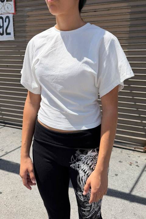 2000s Basic Dolman Short Sleeve T-Shirt