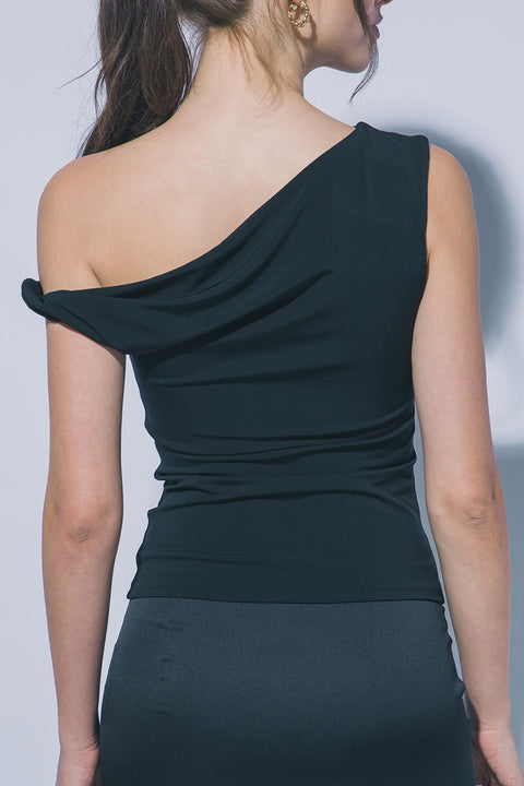 Twisted Strap Off Shoulder Trendy Top